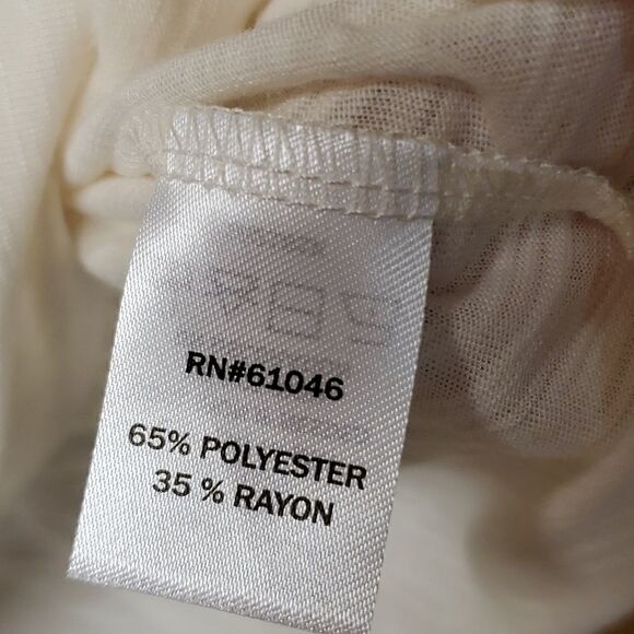 2/$15 Sale Vanity Womans Beaded Lace Tank, NWT, Medium - Picture 4 of 5